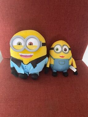Minions Plush Duo - Yellow and Blue